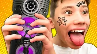 SCHOOL WITH A SPEAKER *called and handed them over to mom*