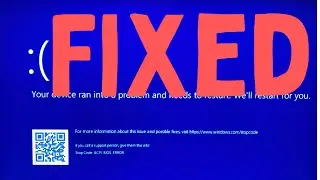 How to fix ACPI BiOS error on Windows