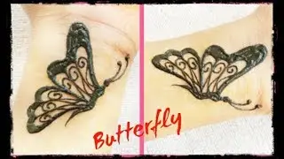 Butterfly tattoo design || titli udi..😍