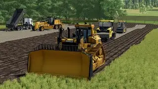 Transformation d'une prairie en Centre Commercial avec Parking | FS 22 travaux publics
