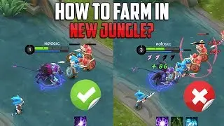 HOW TO FARM PROPERLY IN NEW JUNGLE? FARMING GUIDE! | MOBILE LEGENDS -  TIPS AND TRICKS | MLBB