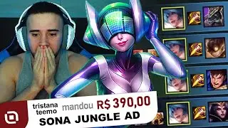 SÓ VOCÊ PODE ME OUVIR, INVOCADOR | FUI DESAFIADO A FAZER SONA JUNGLE AD