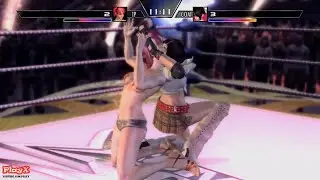 Rumble Roses XX - Single Candy Cane Vs Makoto Aihara #113-[PlayX]