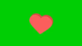 Love Symbol Green Screen