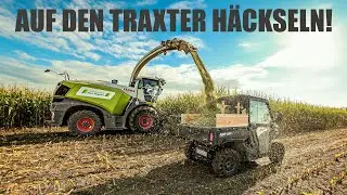 Häckseln mal anders!🌽 - EIN TAG als Abfahrer mit dem Traxter