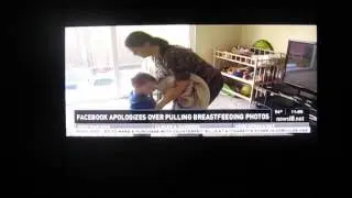 Breastfeeding pics banned