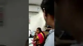 Bank manager abusing openly
