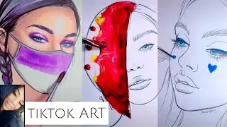 Trending TikTok Art - Kelly Edelman TikTok Compilation