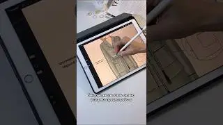 3 ошибки новичков при создании эскизов одежды на IPad. Уроки Procreate. Fashion иллюстрация