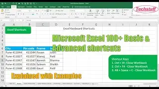 100+ Excel Shortcuts that will help you to speed up excel work I Microsoft Excel