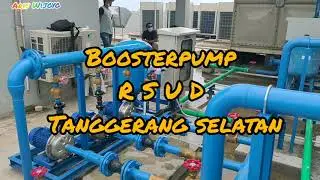 gedung-gedung perlu pompa booster , supaya tekanan air kenceng dan lancar