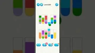 water sort puzzle game level 165 