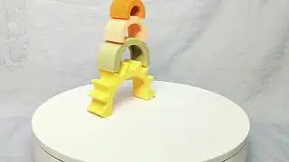 Silicone Stacking Building Blocks🦅rubber Building Toy
