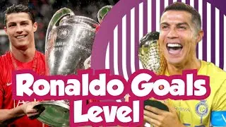 Cristiano Ronaldo Goals Level 1 to Level 100 💯💯 #ronaldo
