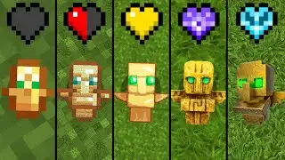 all totem of undying with different hearts in Minecraft
