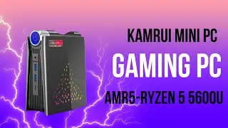 KAMRUI Gaming Mini PC AMD Ryzen 5 5600U Up to 4.2GHz