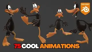 Auto Rig Pro: Animation Library Tutorial | Animate Duffy Duck Character with this Animation Library