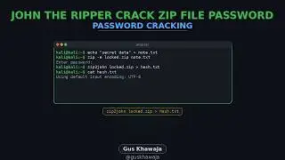How to Crack a ZIP File Password with John the Ripper