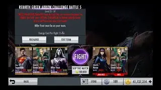Injustice iOS Rebirth Green Arrow Challenge Nightmare Boss Fight