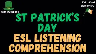 Saint Patrick's day ESL comprehension