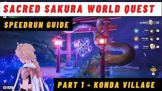 SACRED SAKURA Genshin Impact World Quest SPEEDRUN GUIDE | GENSHIN IMPACT