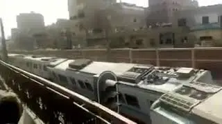 لحظات انقلاب مترو انفاق المرج اليوام 11/7/2018