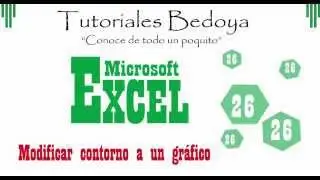 Como aplicar relleno, contorno, a un gráfico en Microsoft Excel, tutorial