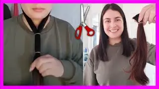 Como cortar el cabello corto en V en casa