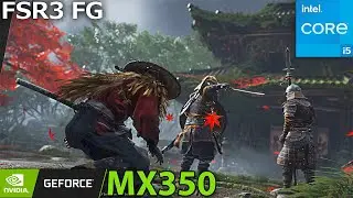Ghost Of Tsushima \ Nvidia MX350 + i5-10210U + 16GB RAM \ Gameplay Performance Testing.