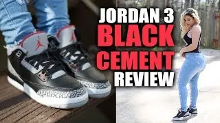 Jordan 3 "Black Cement" Review + On Foot