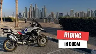 What is it like to ride a motorbike in Dubai?