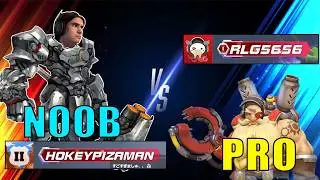 This PROFESSIONAL Overwatch Player & Streamer Tried To Duel My REINHARDT! (With Reactions)