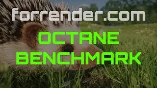 Octane Render Benchmark on the Forrender.com renderfarm