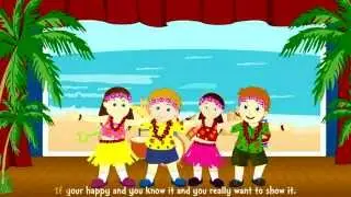 If You're Happy & You Know It with English Subtitles   Nursery Rhymes & Songs in HD 360p)