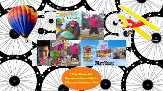 On The Move With Barney (Play Along Double Feature)