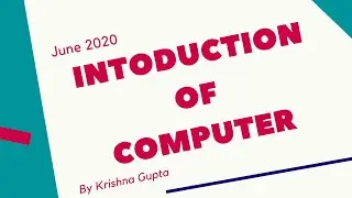 Computer|Basics of computer|what is computer| Father of computer |Basic computer knowledge