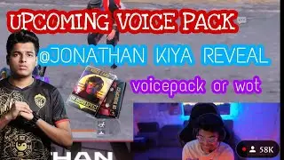 JONATHAN REVEALED HIS VOICE PACK IN BGMI | JONNY REVEALS  His Dialogue of HIS Voice pack