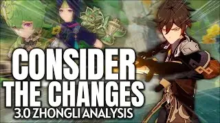 CONSIDER these changes! the state of Zhongli in 3.0 | Genshin Impact