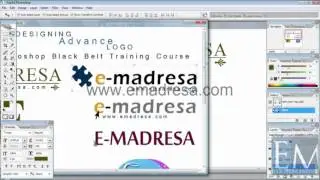 Logo Designing in Adobe Photoshop Part 2 Text and Shape Logo