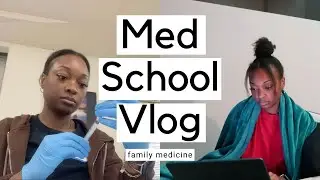 MED SCHOOL VLOG | studying, family medicine, ana luisa
