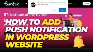 How to add push notification in wordpress website || onesignal push notification plugin tutorial