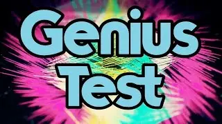 Genius Test ▶ 90% Fail!