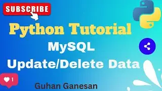 🐍 Python MySQL Update & Delete Records | UPDATE & DELETE Query | Python Basics
