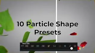 After Effects Template - 3D Falling Particles Generator