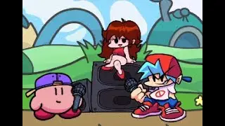 It's a Kirby Mod!! - FNF BF Falls to Dreamland Mod! | Friday Night Funkin' [ONE-HANDED]