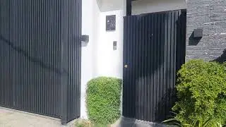 Fluted gate design for bifold gate, folding gate