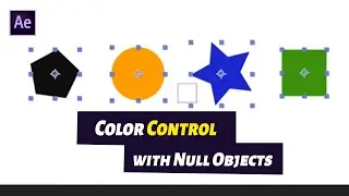 How to use Color Control with Null Objects in After Effects