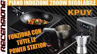 il mio piano a induzione portatile RECENSIONE KPUY 2000 Watt con tutte le power station