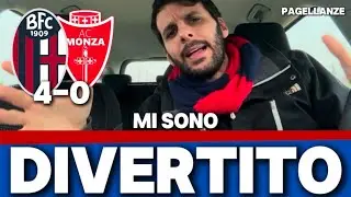 BOLOGNA MONZA 4-0 PAGELLANZE ❤️💙 TROPPO PIÙ FORTI! REMO NON RIPOSA MAI!