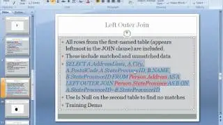 How to use SQL Joins - Learn SQL Server 2008